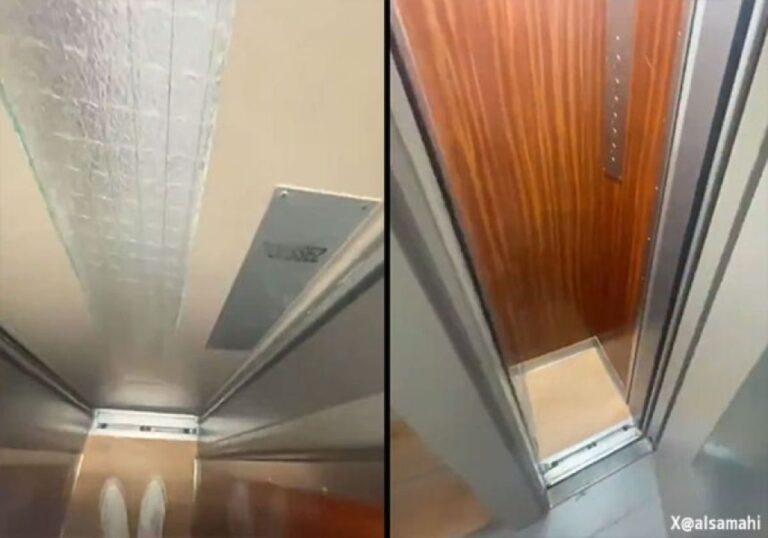 閉所恐怖症には地獄。ミラノのアパートにある棺桶サイズのエレベーター