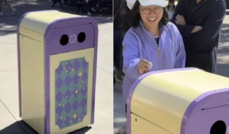 「ゴミが食べたい」と子供の声で泣きながらおねだりする香港の動くゴミ箱が効果てきめん