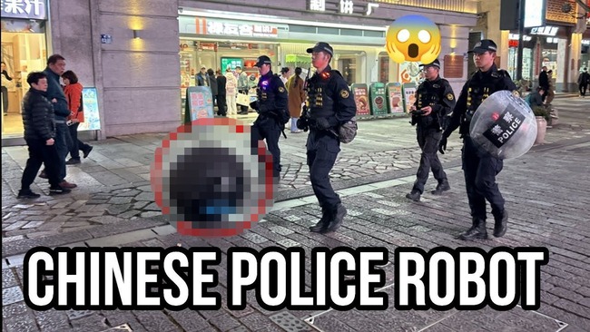 【動画】中国警察がなんかヤバそうな警備ロボを試験導入！これもうSF映画の世界じゃん！