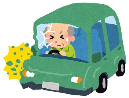 無免許運転で事故を起こした78歳男、ヤバすぎる言い訳をして現場から逃走してしまう・・・「自分の体を守るため仕方なかった」