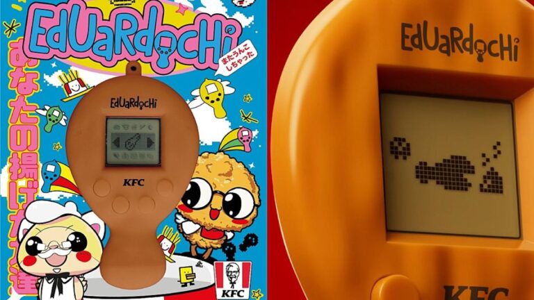 ちょっと欲しいかも。スペインのKFCがフライドチキン型のたまごっちを販売