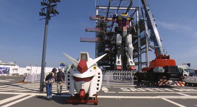 NHKで今夜『横浜ガンダムの解体作業』を放送！！午後7:57～