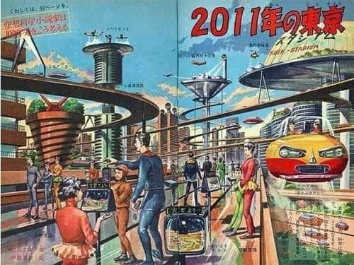 1960年代「50年後には車が飛んでるしアメリカまでコンコルドで3時間で着くぞ」 当時のガキ「すげえ！」