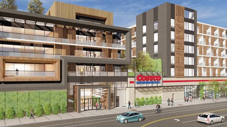 コストコが店舗の上にアパートを建設：住宅問題解決をアシスト