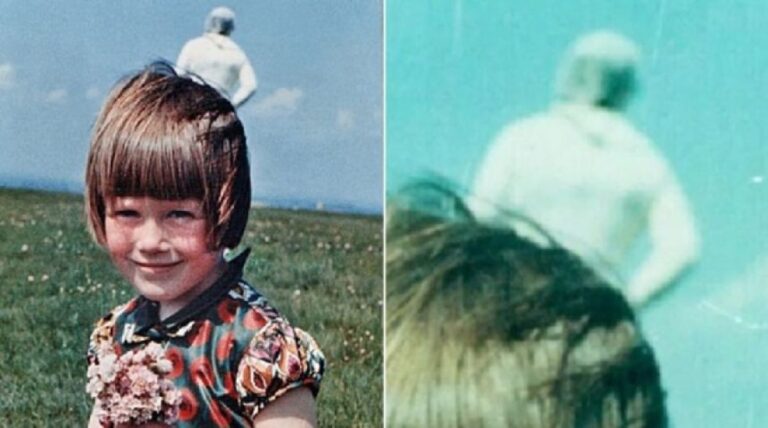 少女の後ろに謎の宇宙服を着た人物が？「ソルウェイの宇宙人」の正体とは