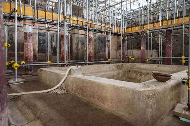 100年に1度の発見！ポンペイで豪華な富裕者層の浴場施設が発掘される