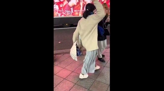 「ぶつかりおばさん」の究極系、新宿で見つかる これもう犯罪だろ・・・