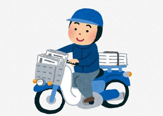新聞配達していた60代男性、バイクに乗ったまま死亡してしまう… 「バイクの男性が動かなくなってる」