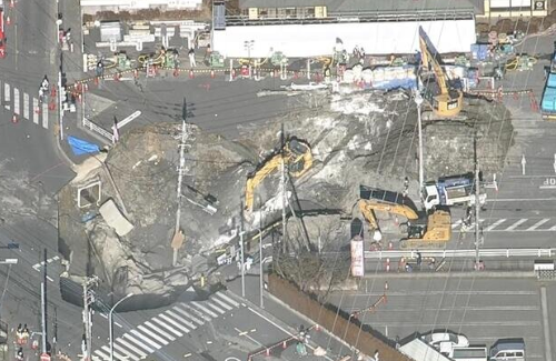 奈良県、道路陥没事故を受け下水道管を緊急点検 → 空洞が大量に見つかり、最もヤバそうな2か所を立ち入り禁止に