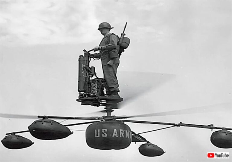1950年代に米軍が開発していた幻のヘリコプターは立ち乗りスタイル