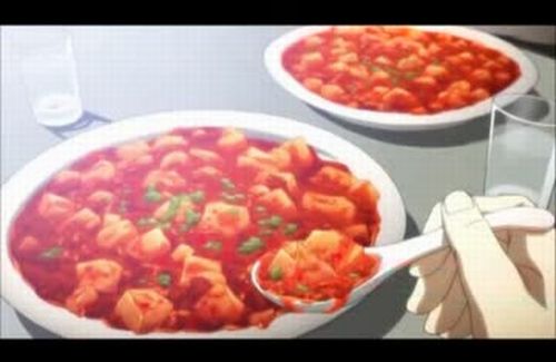 【画像】「キラキラの目を描くなら、目に麻婆豆腐を入れて描くといいよ」　→　絵師が本当に麻婆豆腐を入れて描いた結果ｗｗｗｗｗｗ