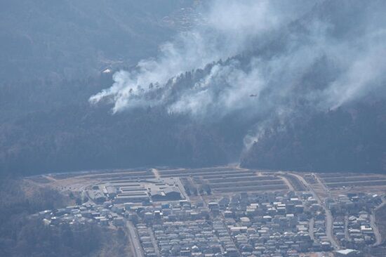 山梨で大規模な山火事が発生→原因調査で信じられないことが発覚