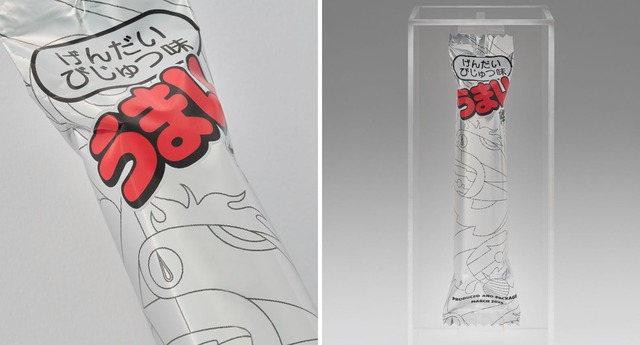1本10万円のうまい棒「げんだいびじゅつ味」が発売。