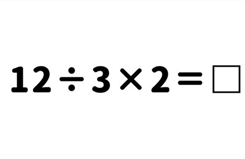 AIさん、人間をなめ腐った計算問題「12÷3×2」を出してしまう。