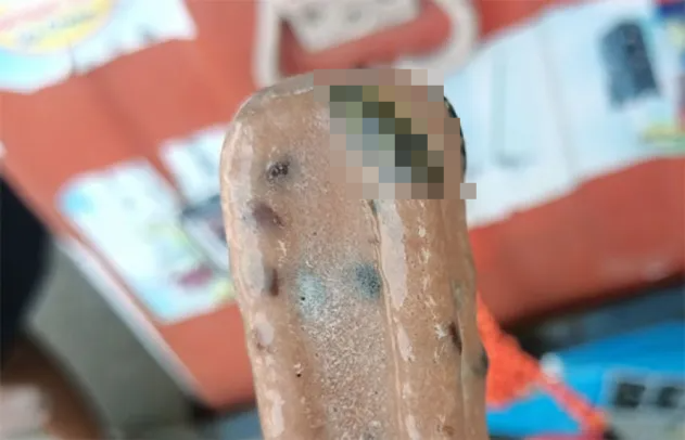 男性「アイス食べよｗ・・・って、ん？」→食べる直前で異変に気づき、よく見たら・・・うわああああああああ