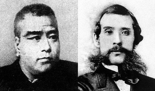 【画像】西南戦争の追悼式があり、対立してた西郷隆盛と大久保利通の子孫が出席　→　DNAが強すぎて一発で誰が誰だかわかると話題騒然！これはｗｗｗｗｗ