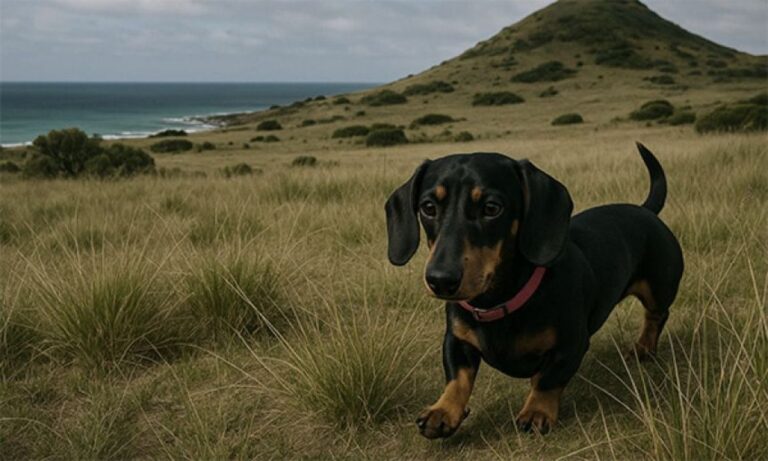 うれしいニュース、島で行方不明となっていたミニチュアダックス犬、539日を経て無事保護！