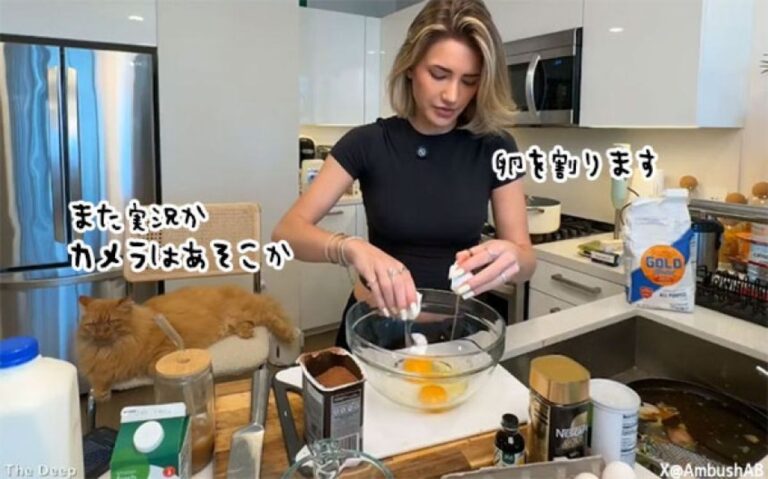 料理実況中まさかのハプニング！卵を割り入れたボウルが突如爆発