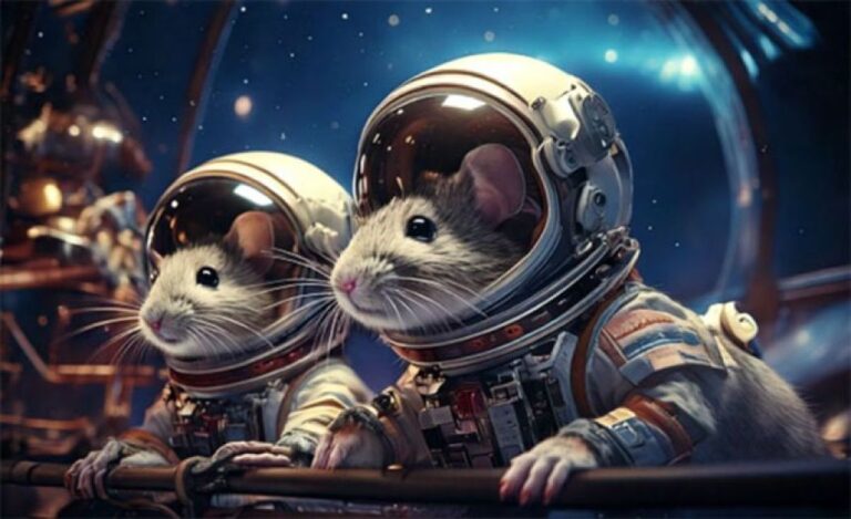 宇宙に連れて行ったマウスの骨に異変。骨密度が低下しスカスカの状態に