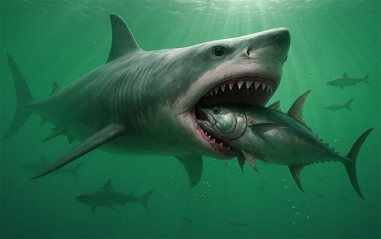 メガロドンはクジラだけでなく、目の前にある獲物を見境なく食べていた