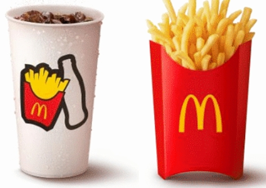 【デブ速報】マクドナルドに大容量の「グランドコーク」「グランドフライ」が登場！！食いまくり飲みまくりするぞ！！！！！！！