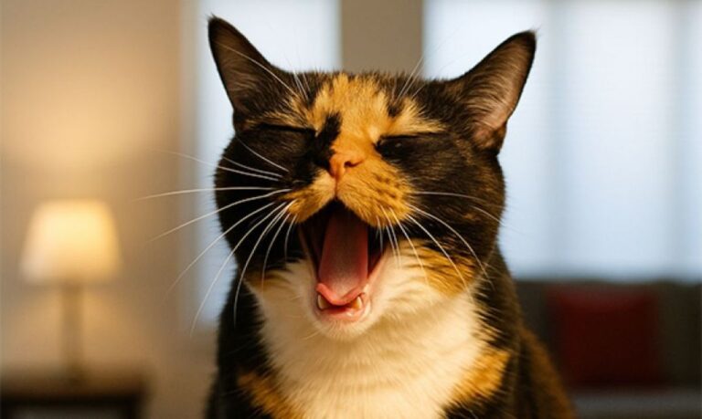 間も良し、音程ばっちり！猫と飼い主が絶妙な掛け合いで歌う「虹の彼方に」