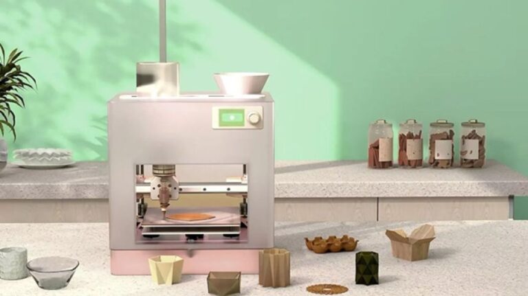 食品廃棄物をコースターや食器に変える3Dプリンター、MITが開発