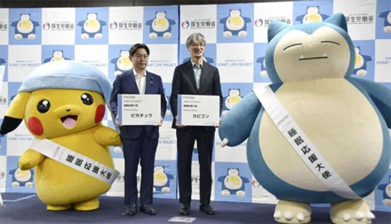 ポケモンのピカチュウとカビゴンが厚労省の「睡眠応援大使」に任命。海外でも話題に