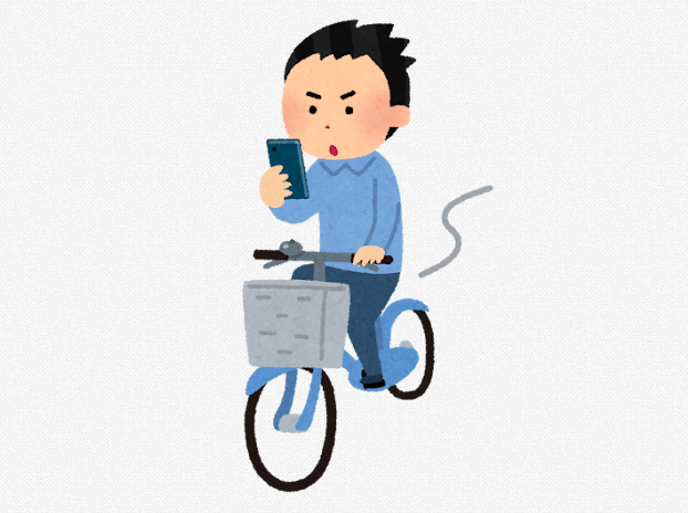 チャリのながらスマホを注意された男子高校生、注意した男性（59）をボコボコにして逮捕される