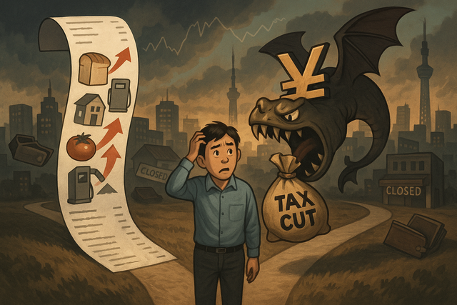 日本人「物価高嫌だ！円安が悪い！減税しろ！」→減税が実現したら円安などで減税分以上の物価高へ