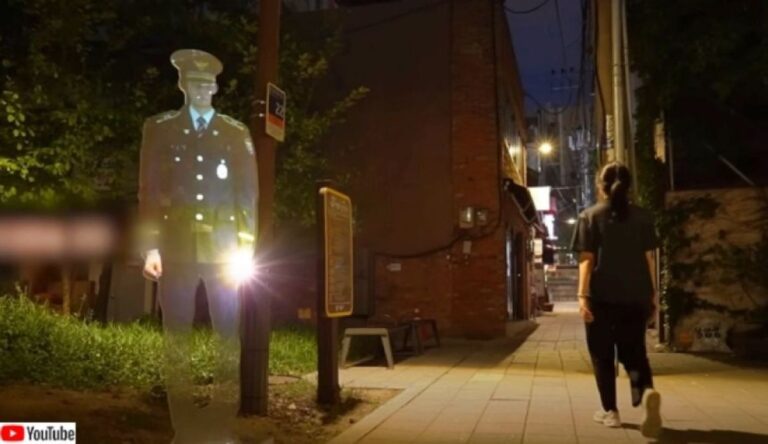 効果あり！ホログラムのバーチャル警官を導入後、ソウルで犯罪が22％減少