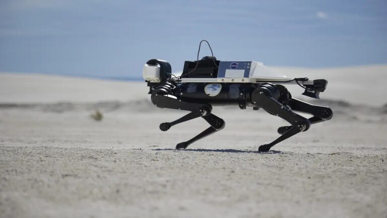 犬型ロボットが宇宙で相棒に！月や火星を自分で考えながら歩く訓練が開始される