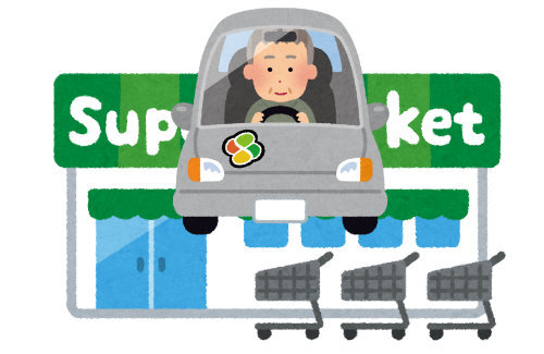 【！？】74歳男性、スーパーの屋上駐車場から車で店内に突っ込み、階段を伝って1階までダイレクト入店をかましてしまう