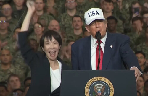 高市首相、米空母で飛び跳ねて「イェーイ」 → 共産党の志位議長「正視に堪えない卑屈な媚態。こんなものは外交でも何でもない」