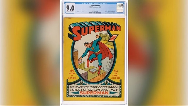 屋根裏で見つけたアメコミ『スーパーマン』1巻が14億円で落札！！　マジですげえ世界だな……
