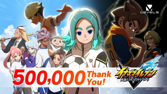 【祝】新作『イナズマイレブン 英雄たちのヴィクトリーロード』全世界累計販売本数 50万本突破！！
