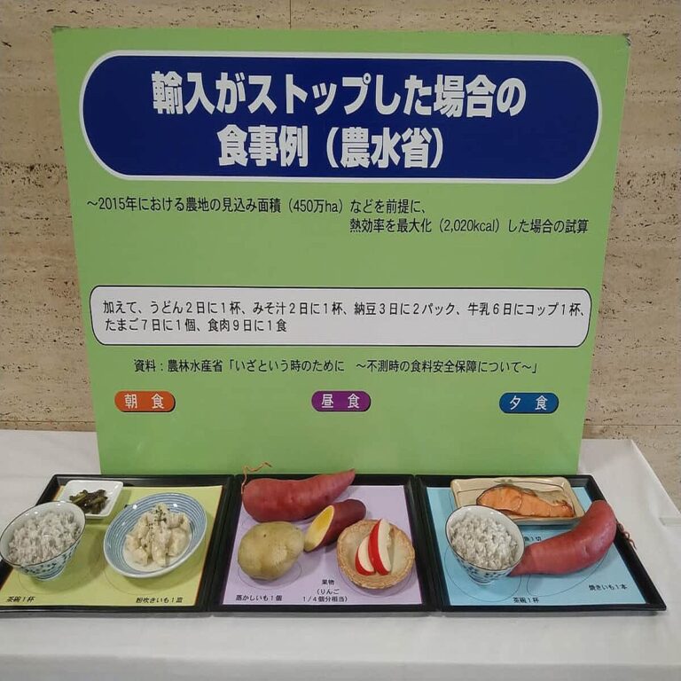 農水省「輸入が止まったらこういう食事になります」→【画像】