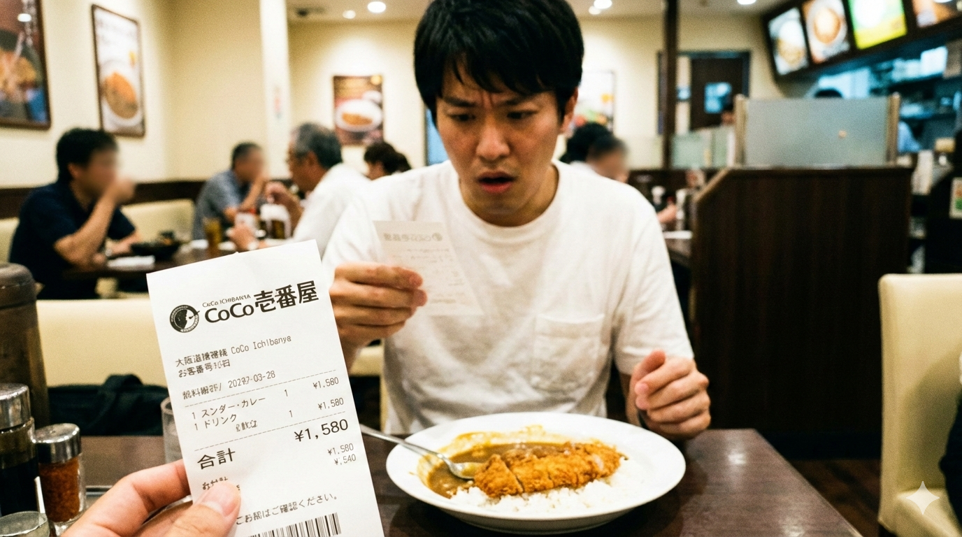 客「CoCo壱は高過ぎる！カツカレーとサラダだけで2,000円も取られた！（怒）」←何故高く感じるのか❓