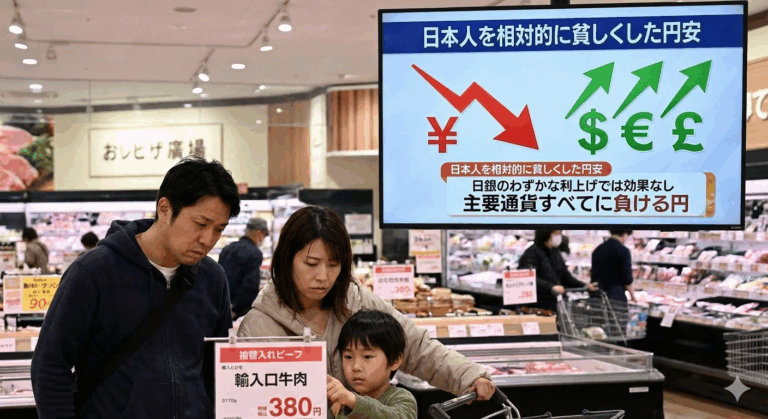 日銀の利上げの影響による円高に期待するも効果なし、全主要通貨に負ける日本円は一体どこまで円安になってしまうのか！？