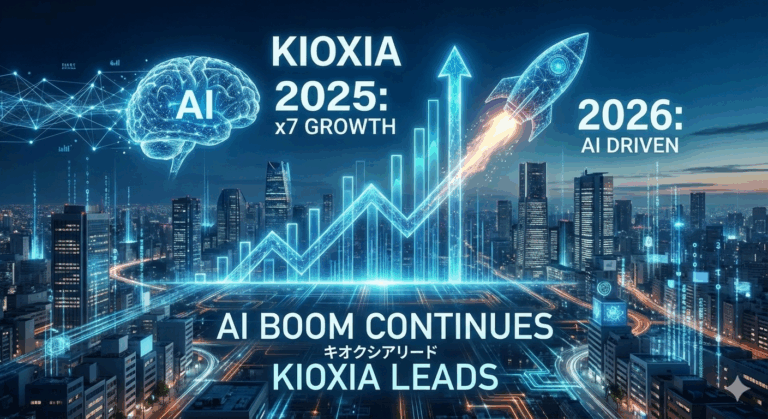 投資家「キオクシアって1年で株価7倍になったけど2026年もこの勢いは続くと思う❓」