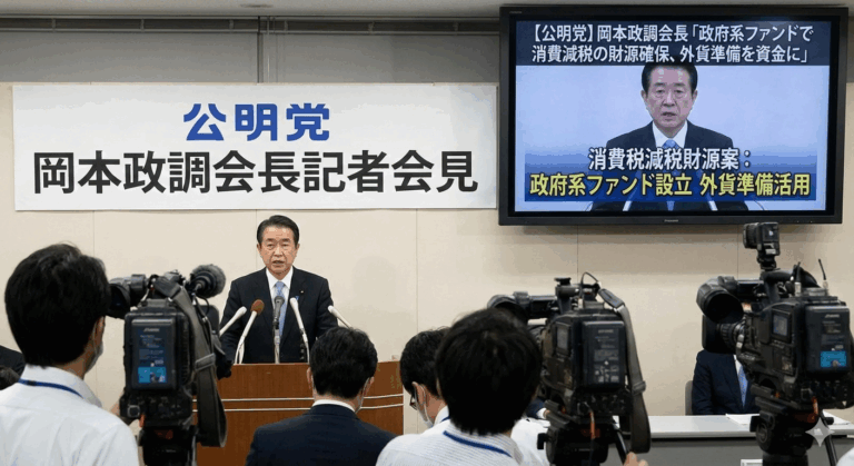 公明党「外貨準備を政府系ファンドで運用して利益を財源にして消費減税すればいいんじゃない！？」