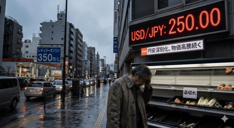 専門家「屈辱的だが1ドル=250円の円安がやってくるだろう。食料もガソリンも買えなくなる、真っ暗な未来だ。」
