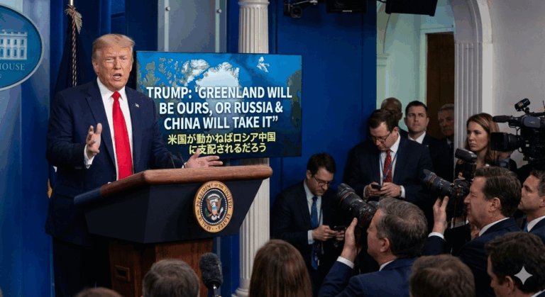 トランプ大統領「いずれにせよｸﾞﾘｰﾝﾗﾝﾄﾞは我々のものになる、米国が動かねばロシア中国に支配されるだろう」