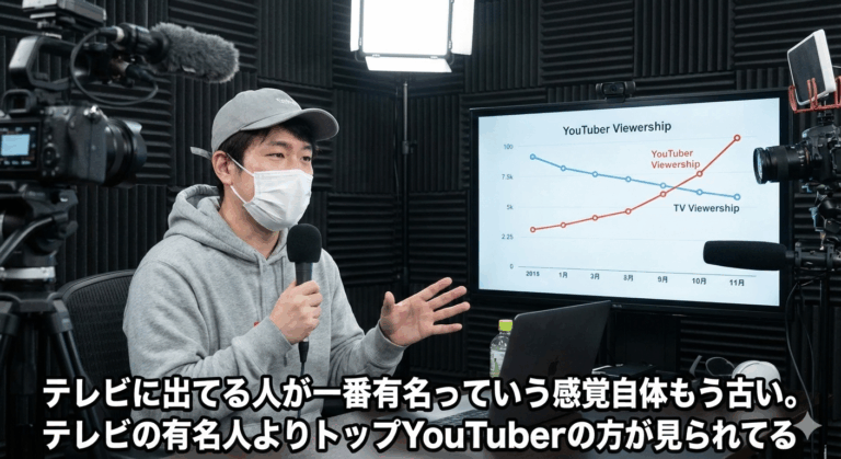 ラファエル「テレビに出てる人が一番有名っていう感覚自体もう古い。テレビの有名人よりトップYouTuberの方が見られてる」