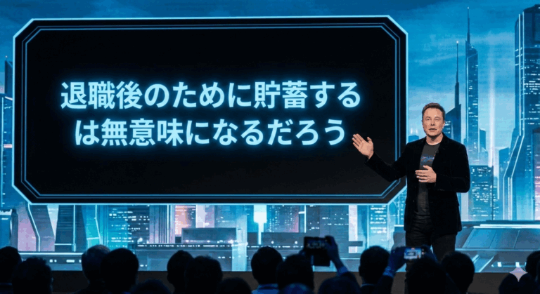 イーロン・マスク「退職後のために貯蓄するのは無意味になるだろう」