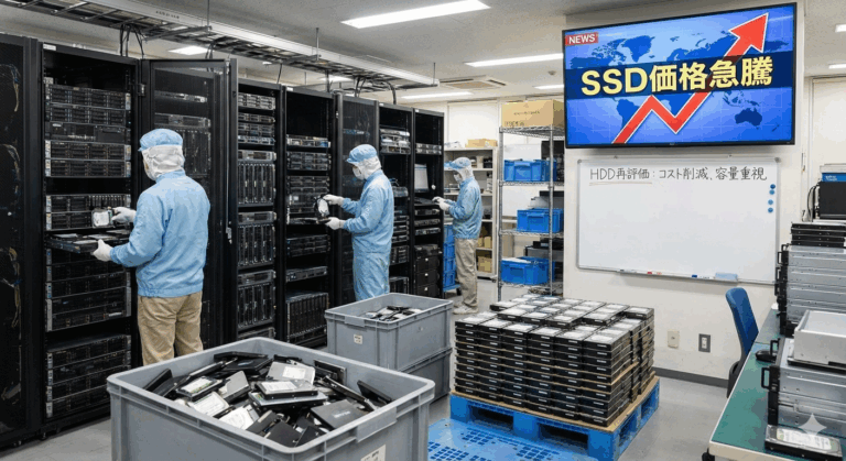 ジサカー「うーん、SSDの高騰が酷いな。せや！久々にHDD買ったろｗｗｗｗ」