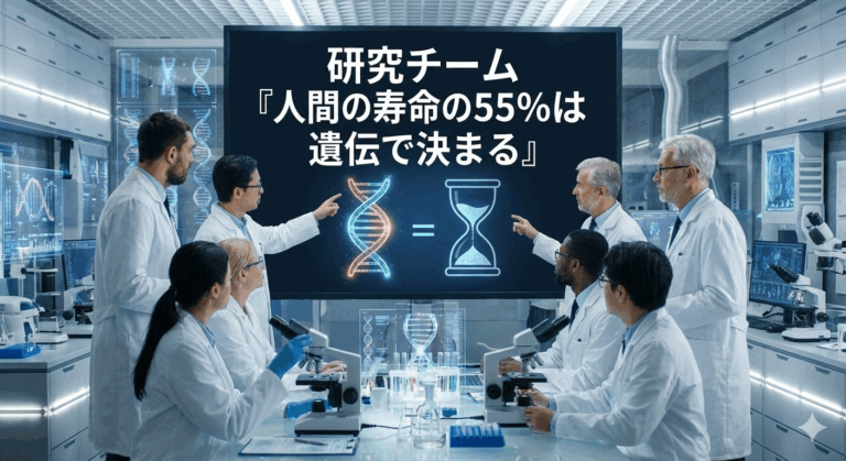 研究チーム「結局、人間の寿命の55％は遺伝で決まる」
