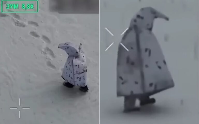 ロシア軍の迷彩服がペンギンすぎると話題に